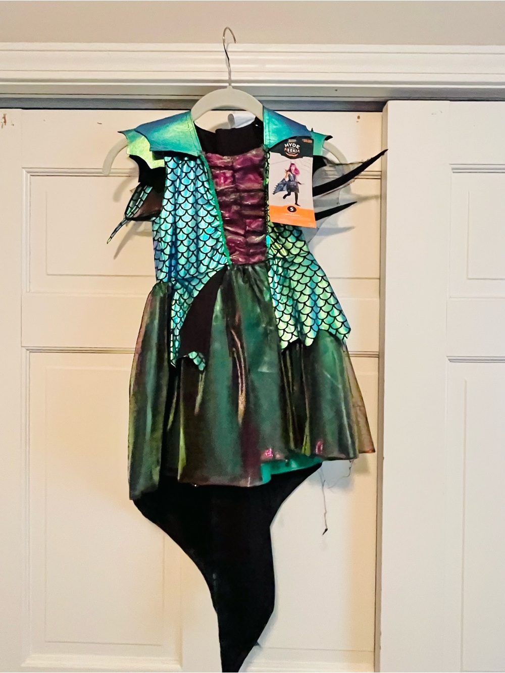 Dragon Girls Costume - Iridescent Green and Purple